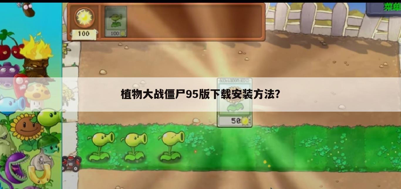 植物大战僵尸95版下载安装方法？