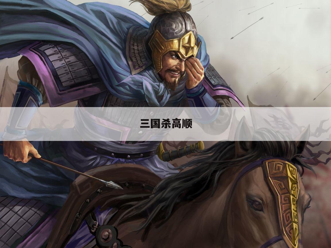三国杀高顺