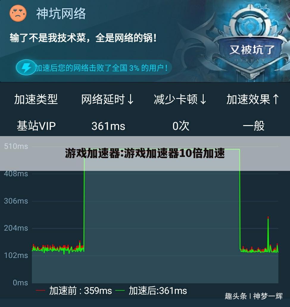 游戏加速器:游戏加速器10倍加速