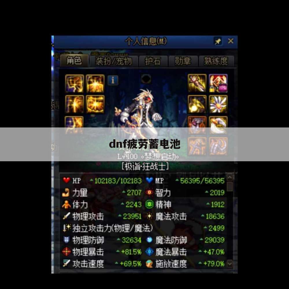 dnf疲劳蓄电池