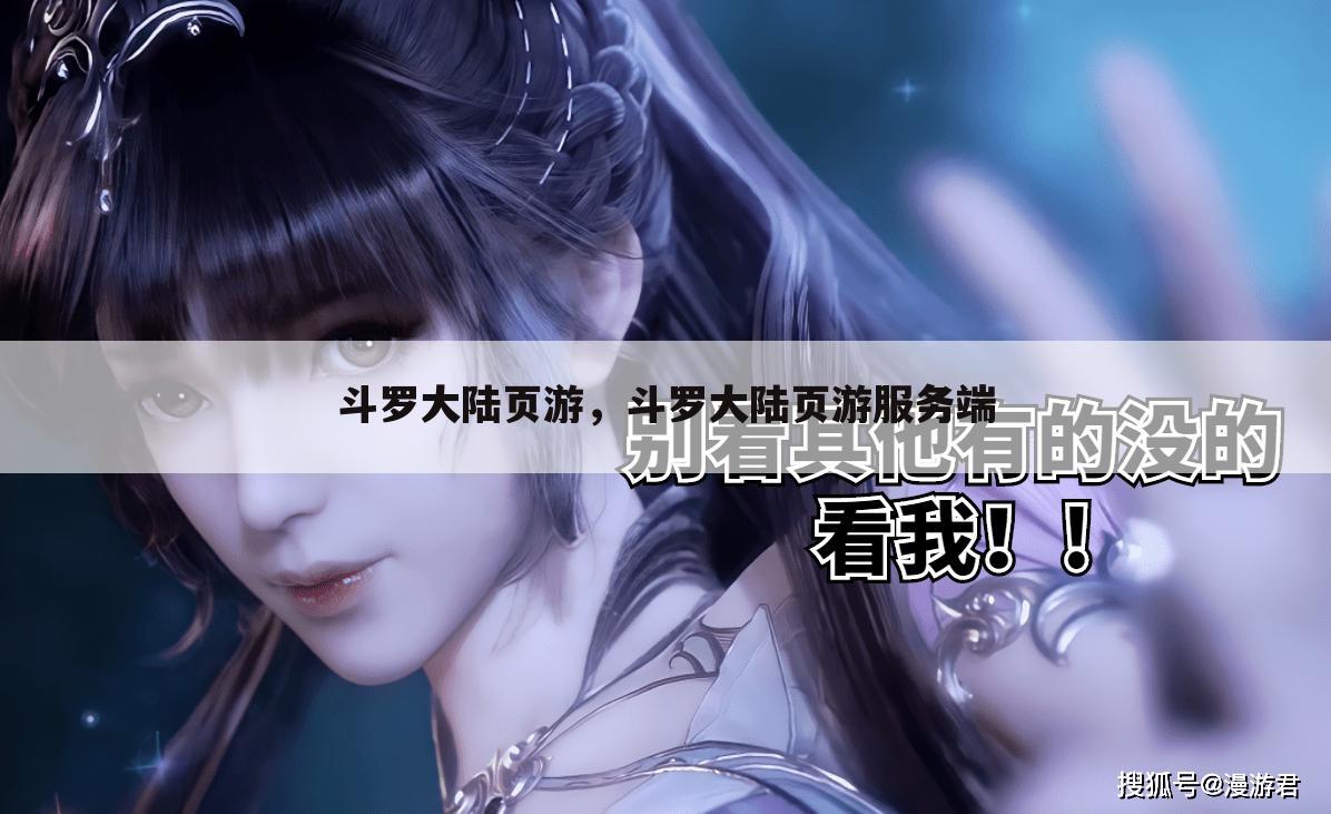 斗罗大陆页游，斗罗大陆页游服务端