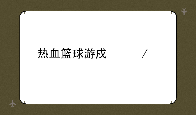 热血篮球游戏下载