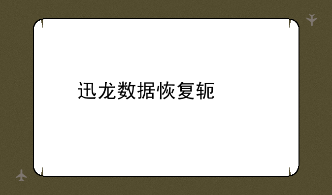迅龙数据恢复软件