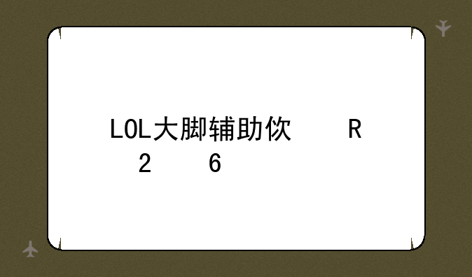 LOL大脚辅助使用指南