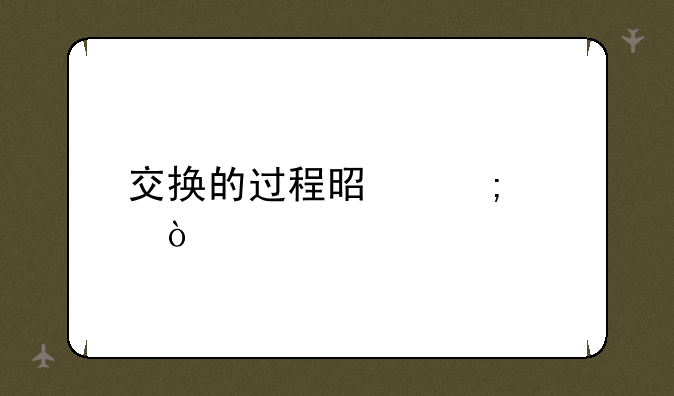 交换的过程是怎样？