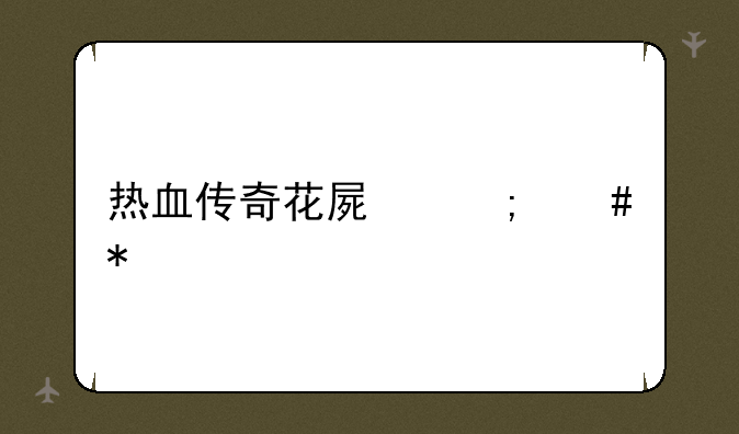 热血传奇花屏怎么办