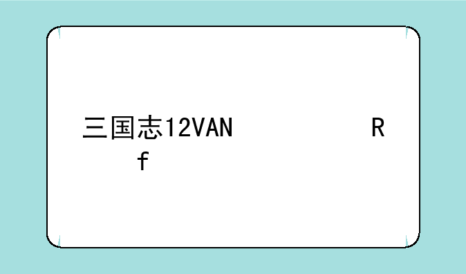 三国志12VAN修改器乱码