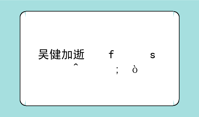 吴健加速器作者无与伦比