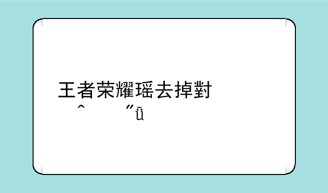 王者荣耀瑶去掉小内无爱心