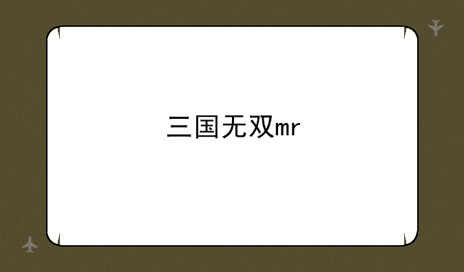 三国无双mr